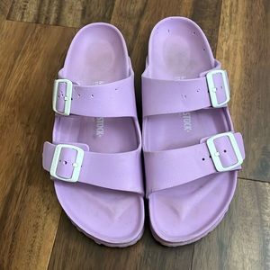 BIRKENSTOCK arizona eva sandal in purple size 40
